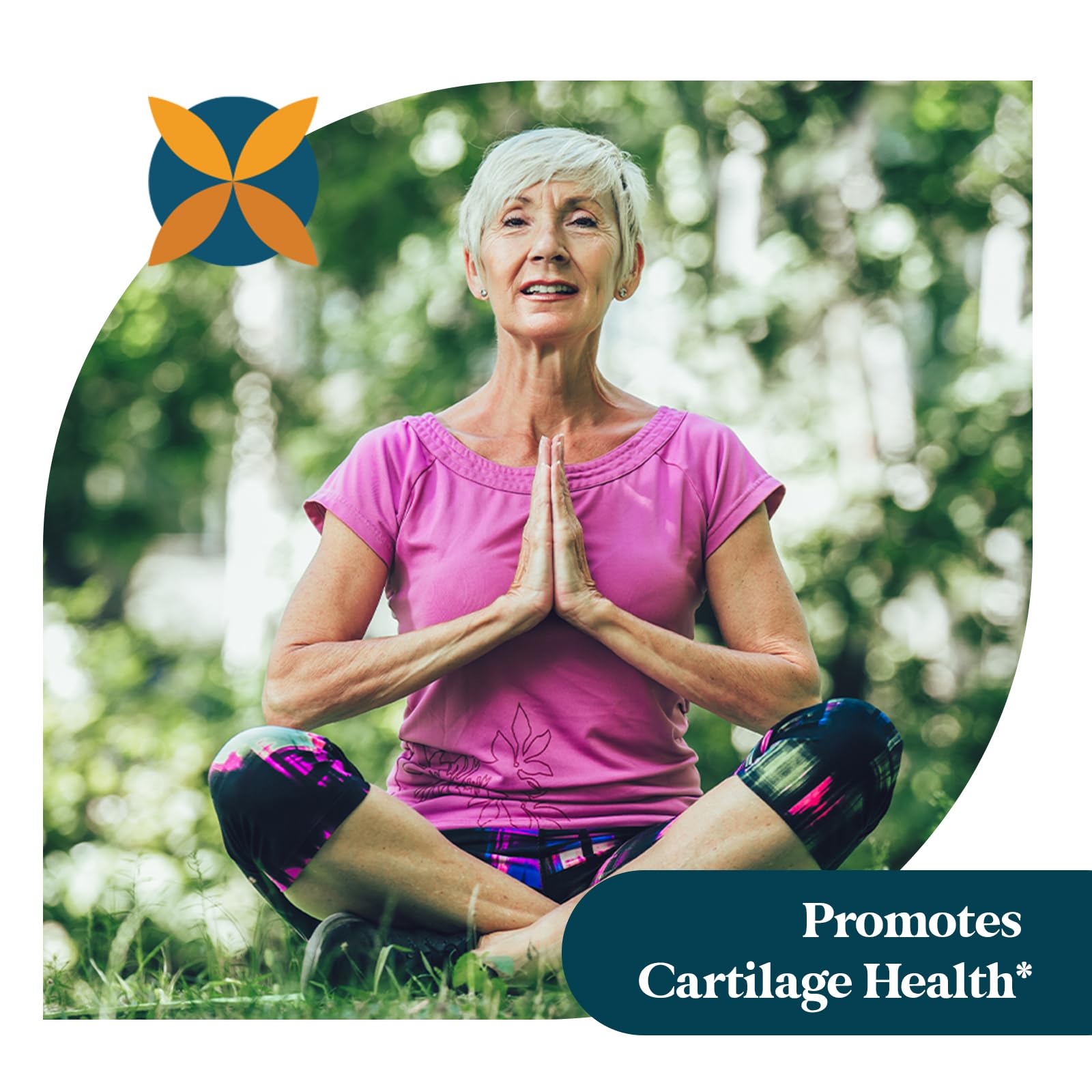 Pattern Wellness Glucosamine Chondroitin Complex lifestyle scene supports an active routine