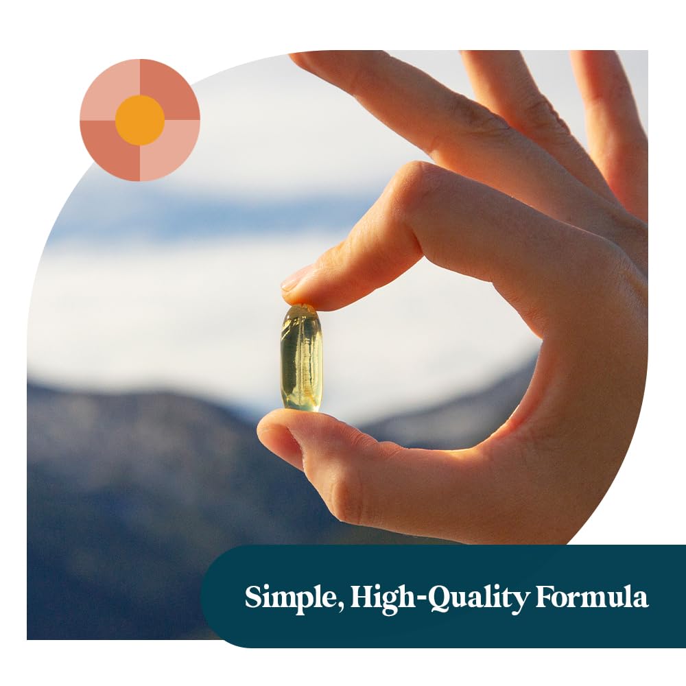 Pattern Wellness vitamin e 400iu bottle on kitchen counter conveys daily use.