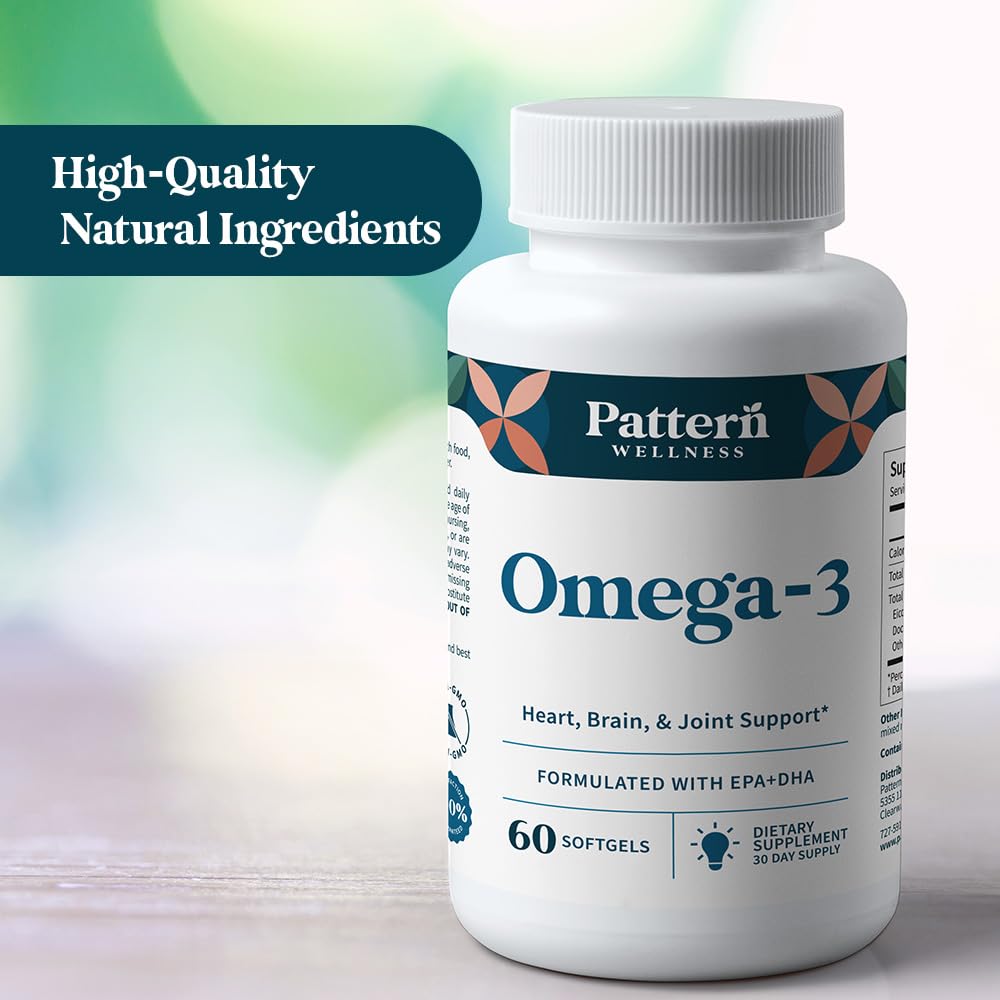Pattern Wellness Omega-3 routine setting in the morning
