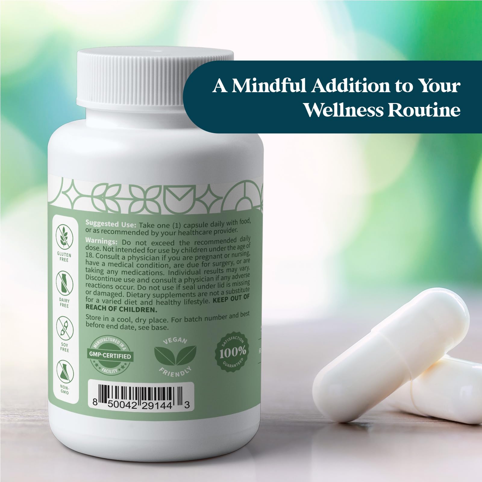 Pattern Wellness Sea Moss Complex vitamin C highlight implies antioxidant-friendly support