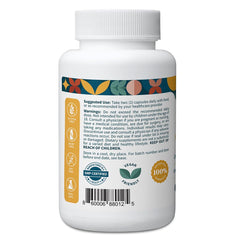 Pattern Wellness Turmeric Curcumin capsules on a countertop highlight immune system support possibilities.