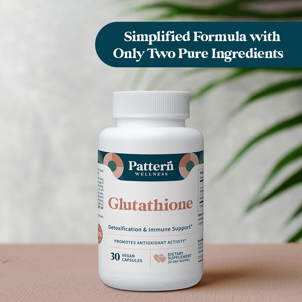 Pattern Wellness vegan capsules ready for daily wellness routine.