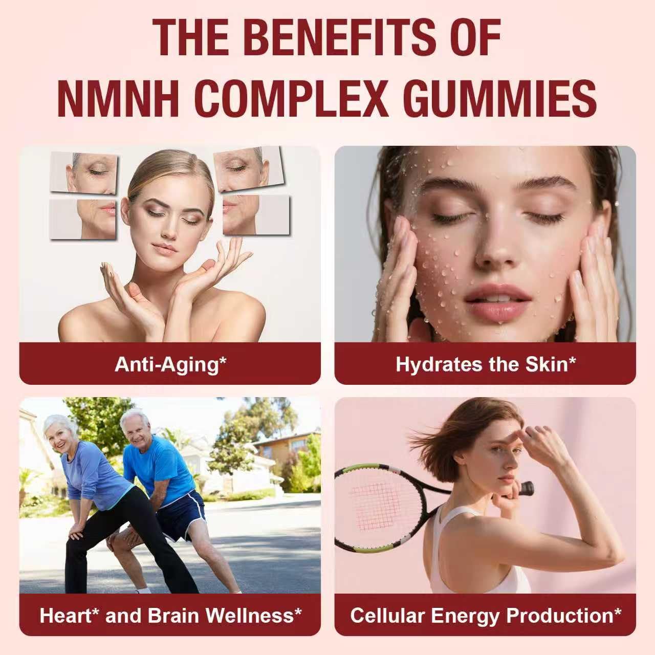 Patxans NMNH Gummies ingredient visual, clean formula supports mindful snacking.