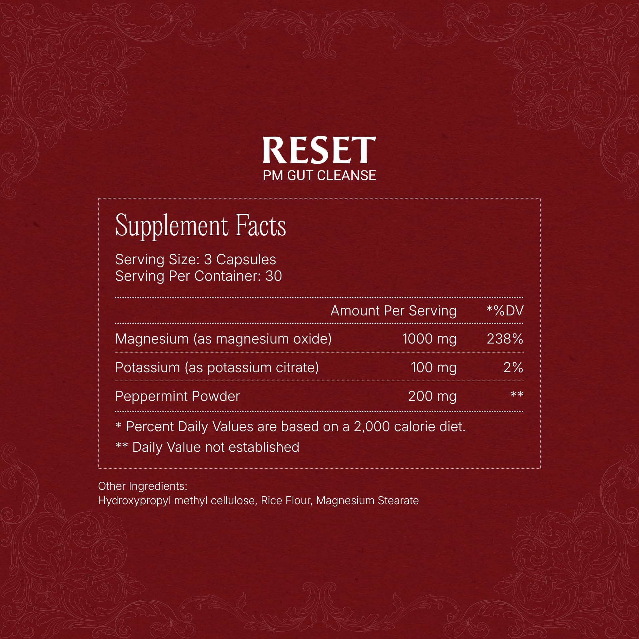 Paulina Fitness Reset capsules close-up highlights easy nightly intake