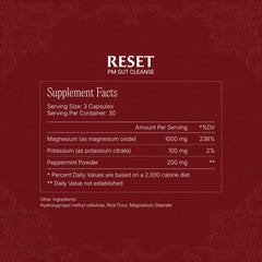Paulina Fitness Reset capsules close-up highlights easy nightly intake