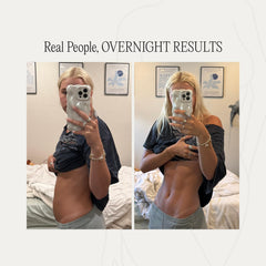 Paulina Fitness Reset overnight digestive aid packaging box on shelf