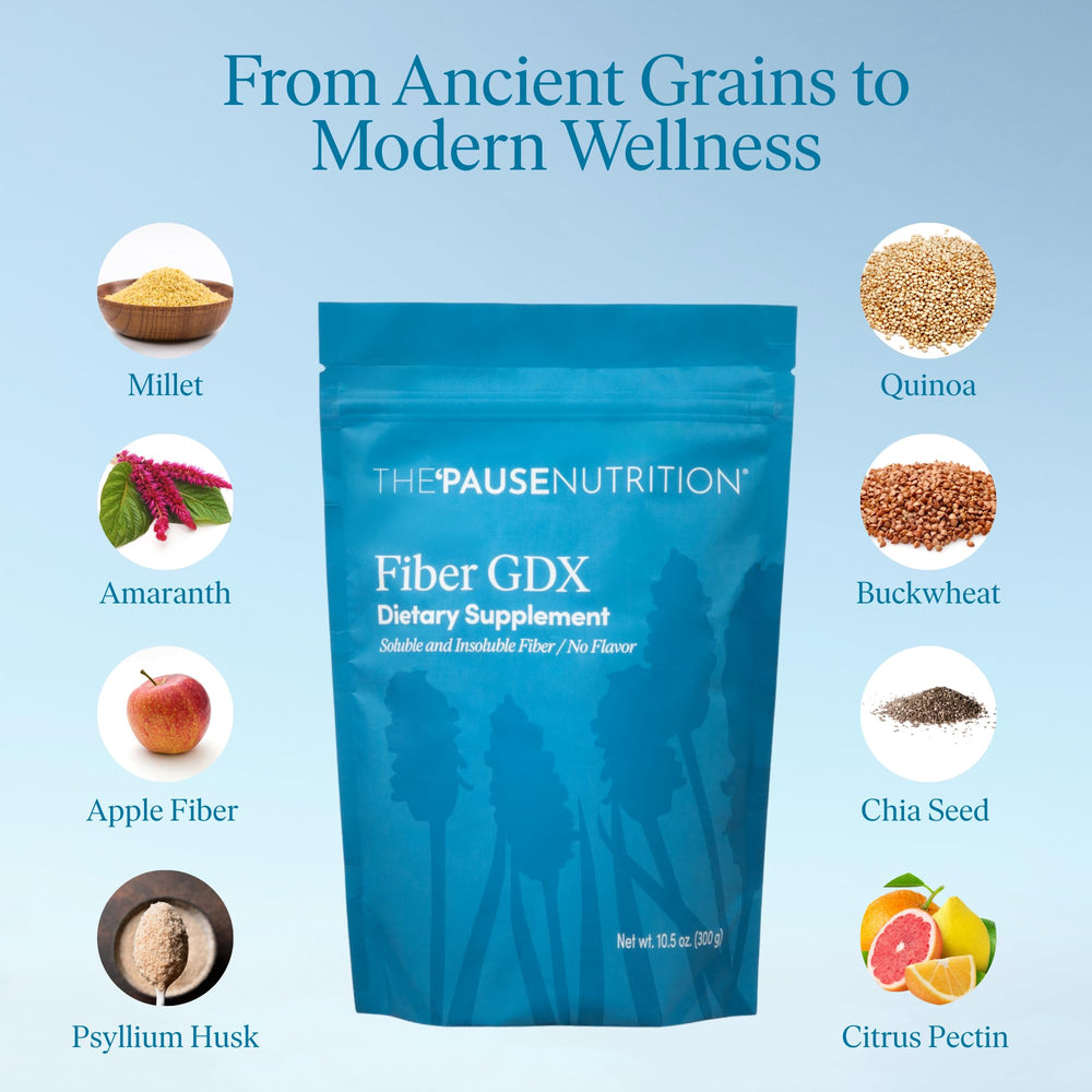 The Pause Life Fiber GDX in oatmeal for a nutrition boost.