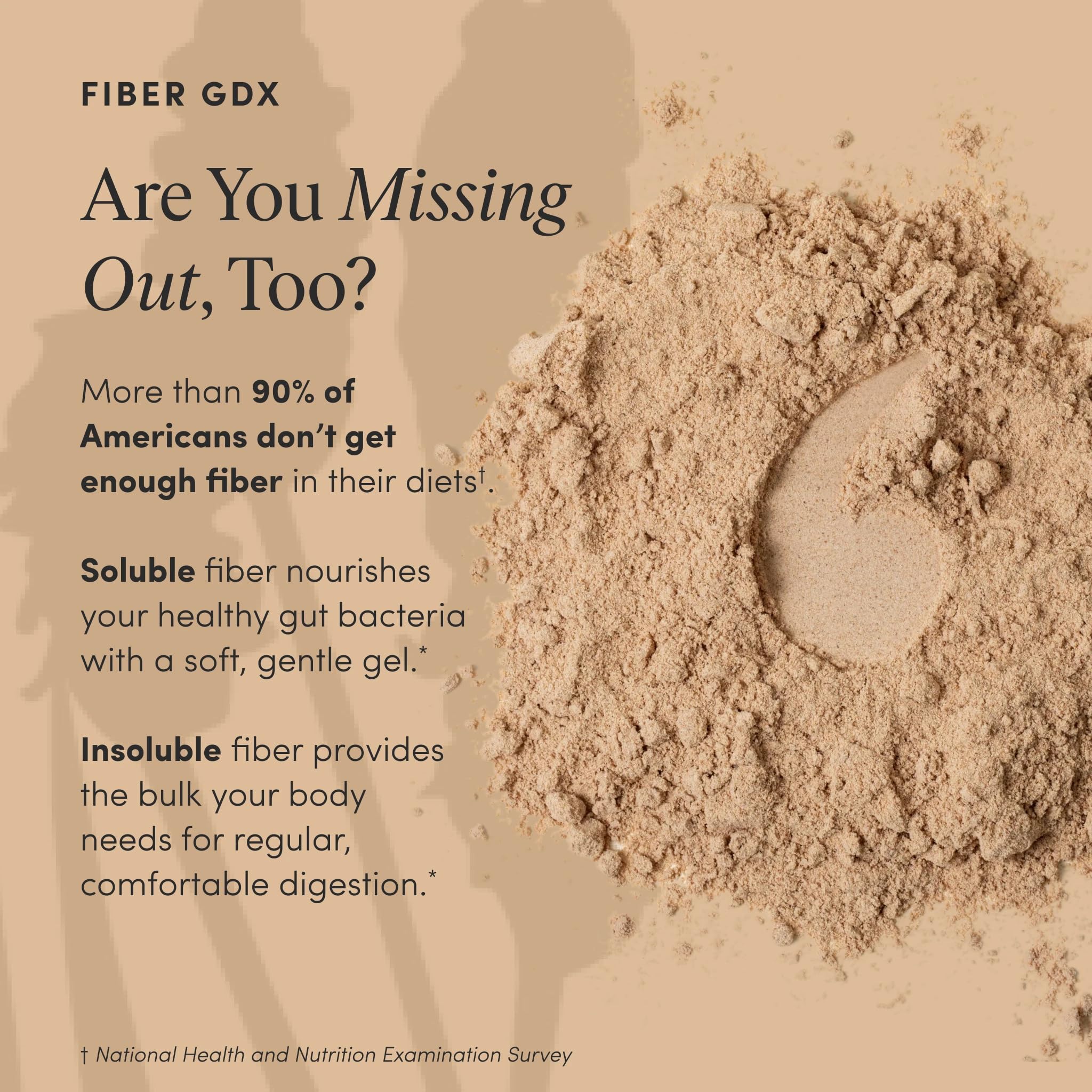 The Pause Life Fiber GDX yogurt mix highlights easy fiber enrichment.