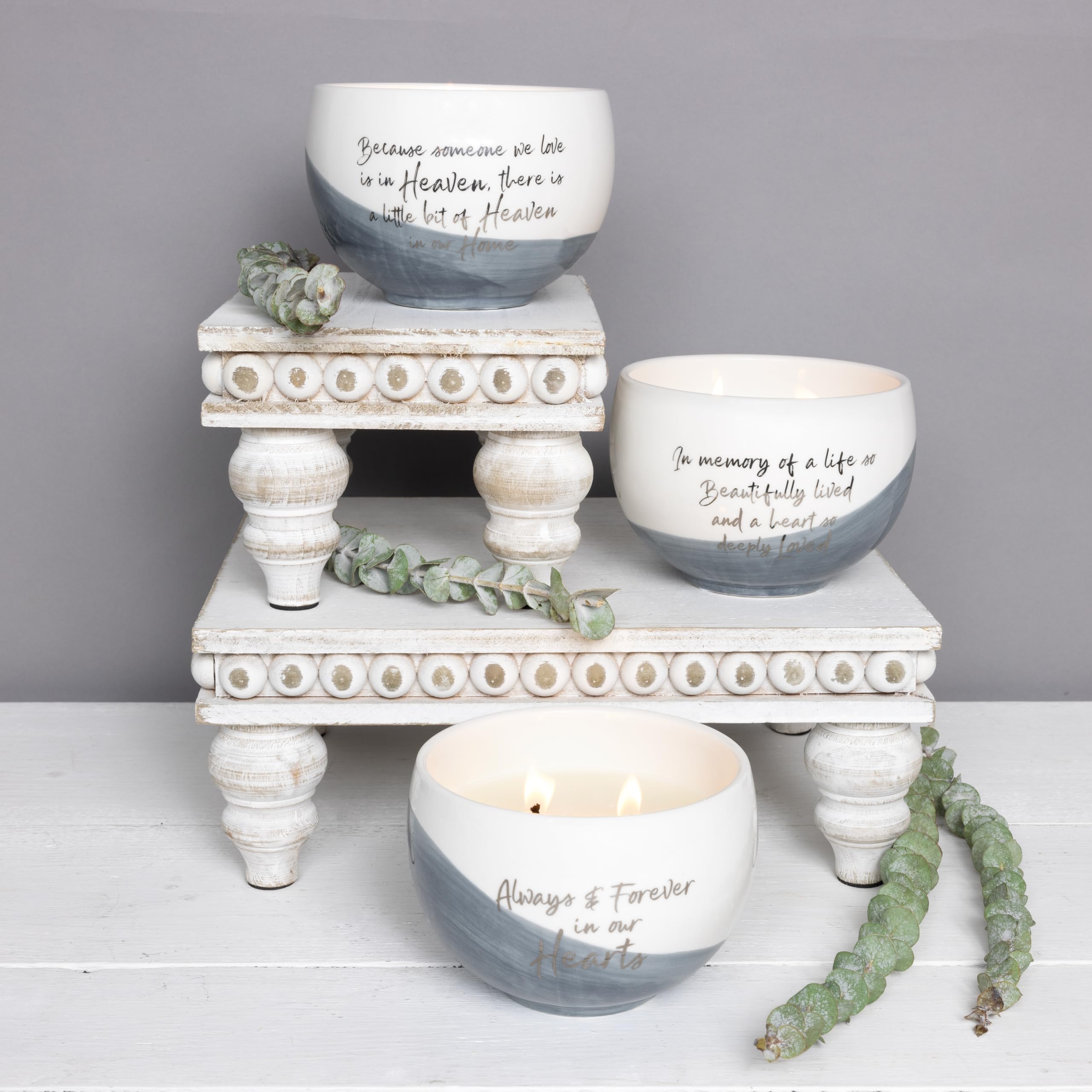 Pavilion candle serves as a lasting condolence keepsake for funerals.