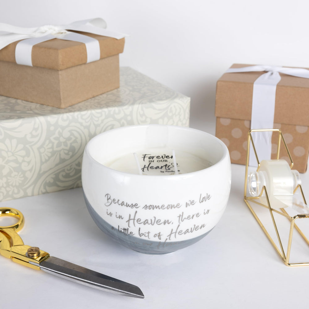 Die-cut packaging protects Pavilion candle during gifting and shipping.