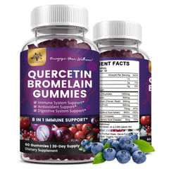 PAYAOCZ Quercetin Gummies bottle 2-pack for convenient immune support.