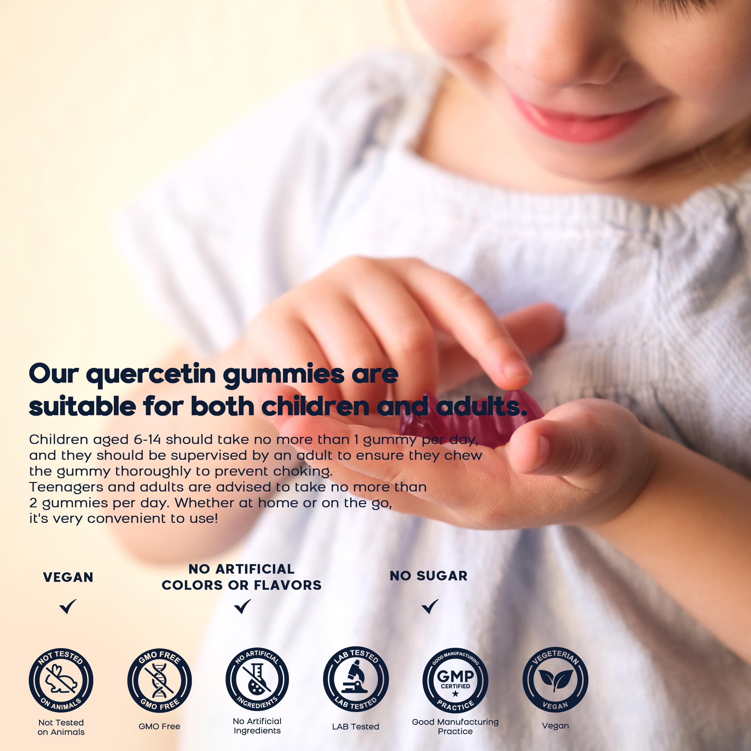 PAYAOCZ Quercetin Gummies daily use supports balance and vitality.