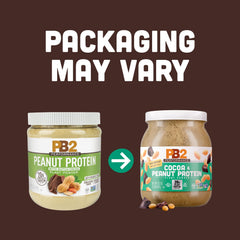 PB2 peanut protein powder with cocoa scoop ready for a quick protein boost.