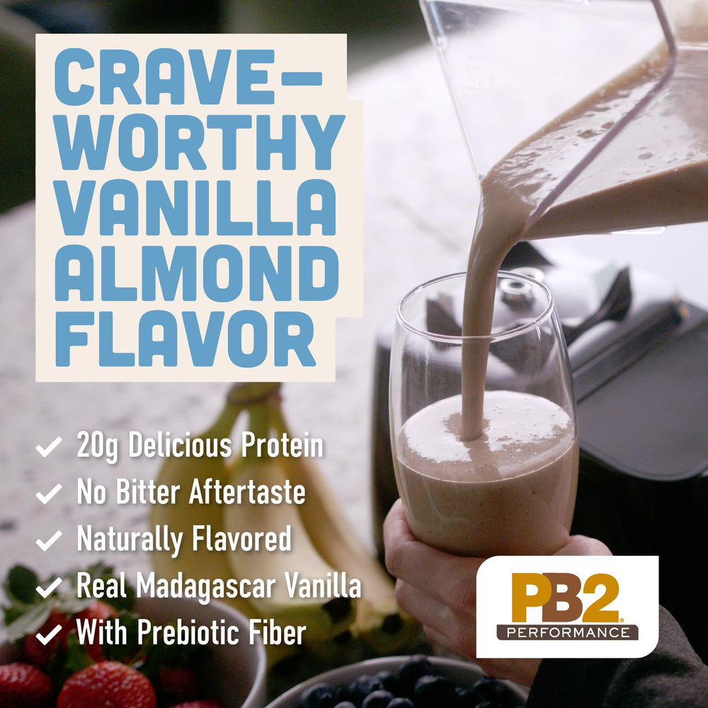 PB2 vanilla ingredients label highlights seven simple ingredients