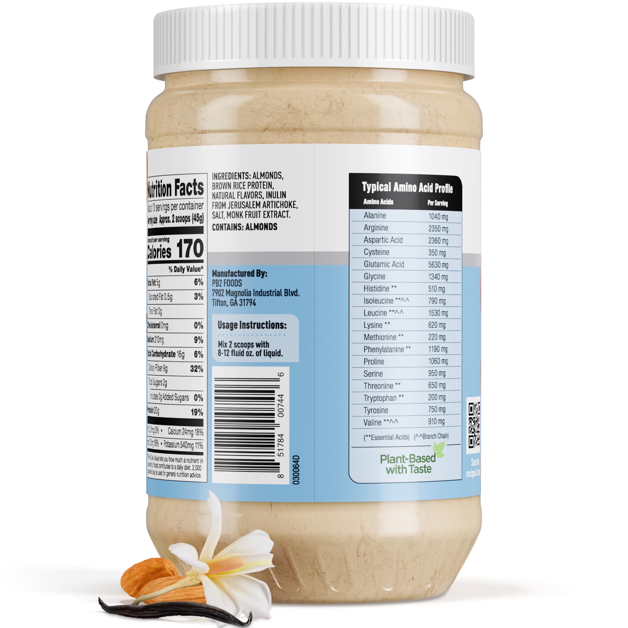 PB2 vanilla oats topping suggests versatile breakfast use