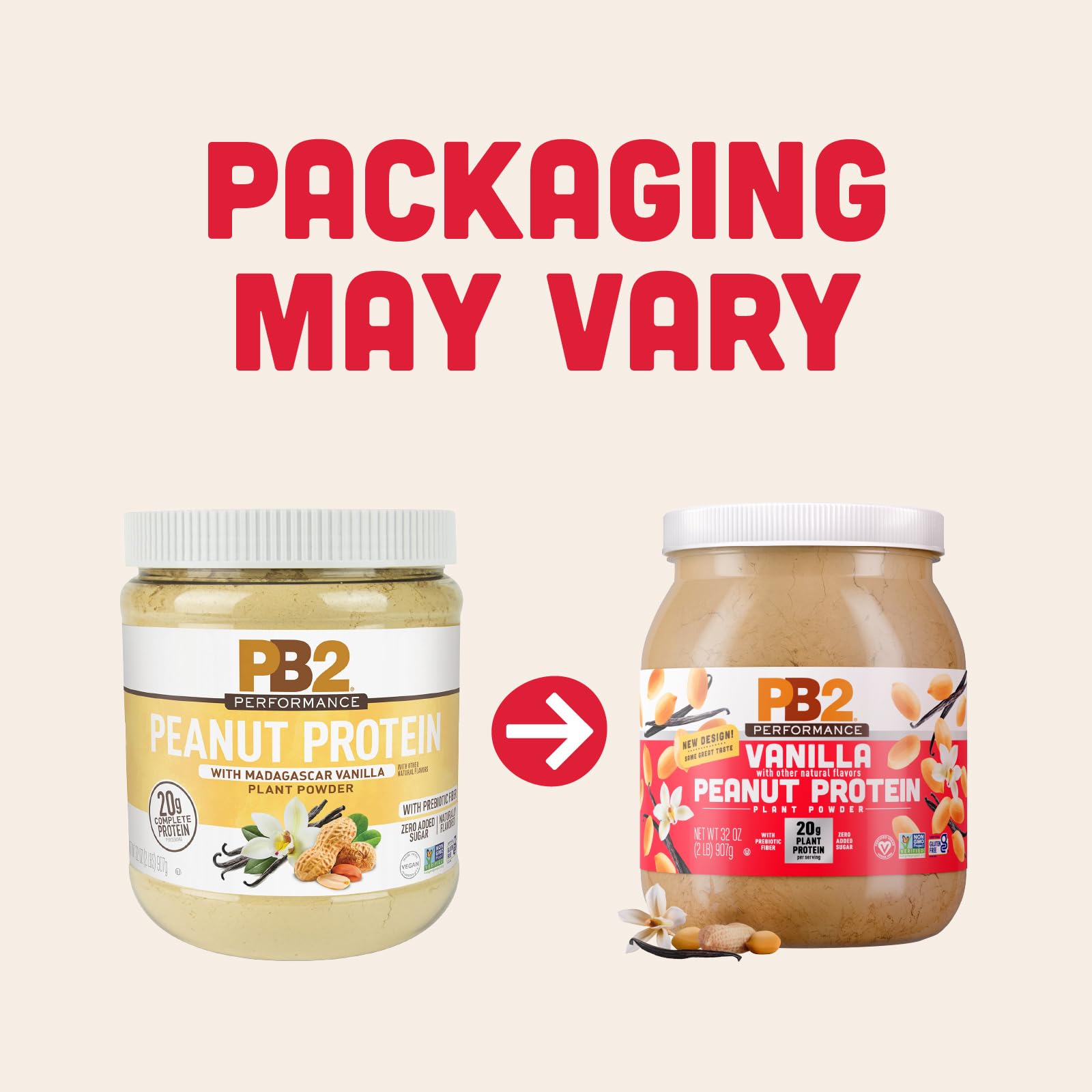PB2 Performance vanilla scoop ready for smooth shakes and quick meals