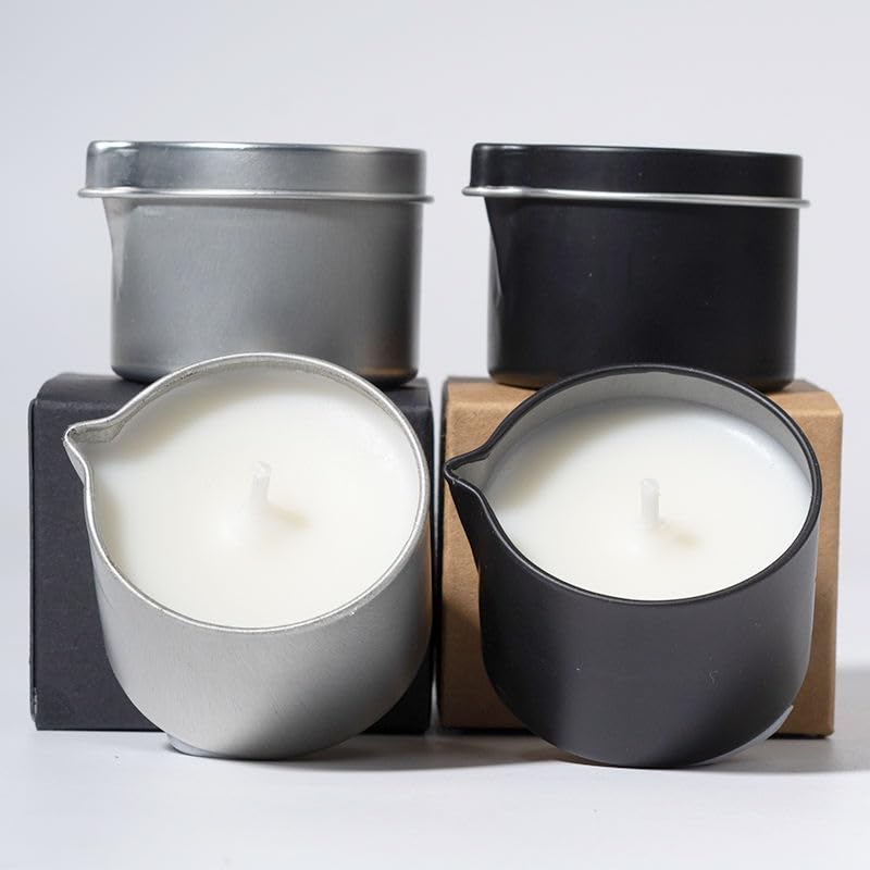 PD PRECIOUS DELIGHTS Relaxation Oil Candle doubles as a bath oil for a soothing soak.