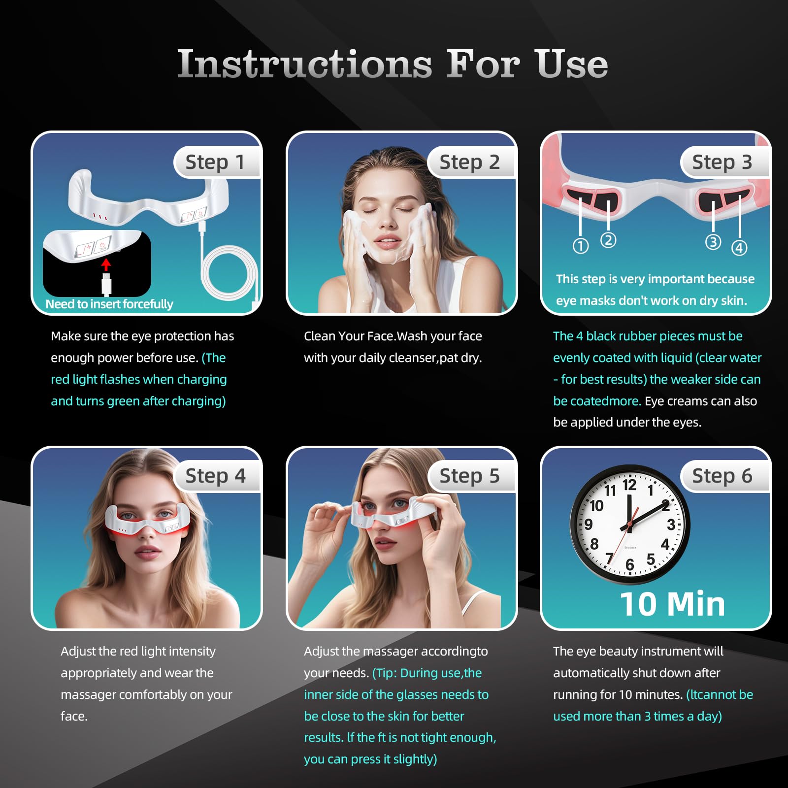 PDTVERA portable eye massage device designed for at-home care.