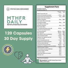 PD VARS MTHFR capsules highlight methylated vitamins for absorption