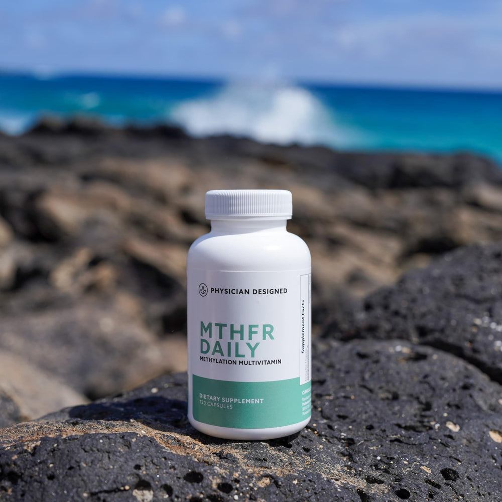 PD VARS MTHFR Daily Multivitamin label close-up showing 5-MTHF content