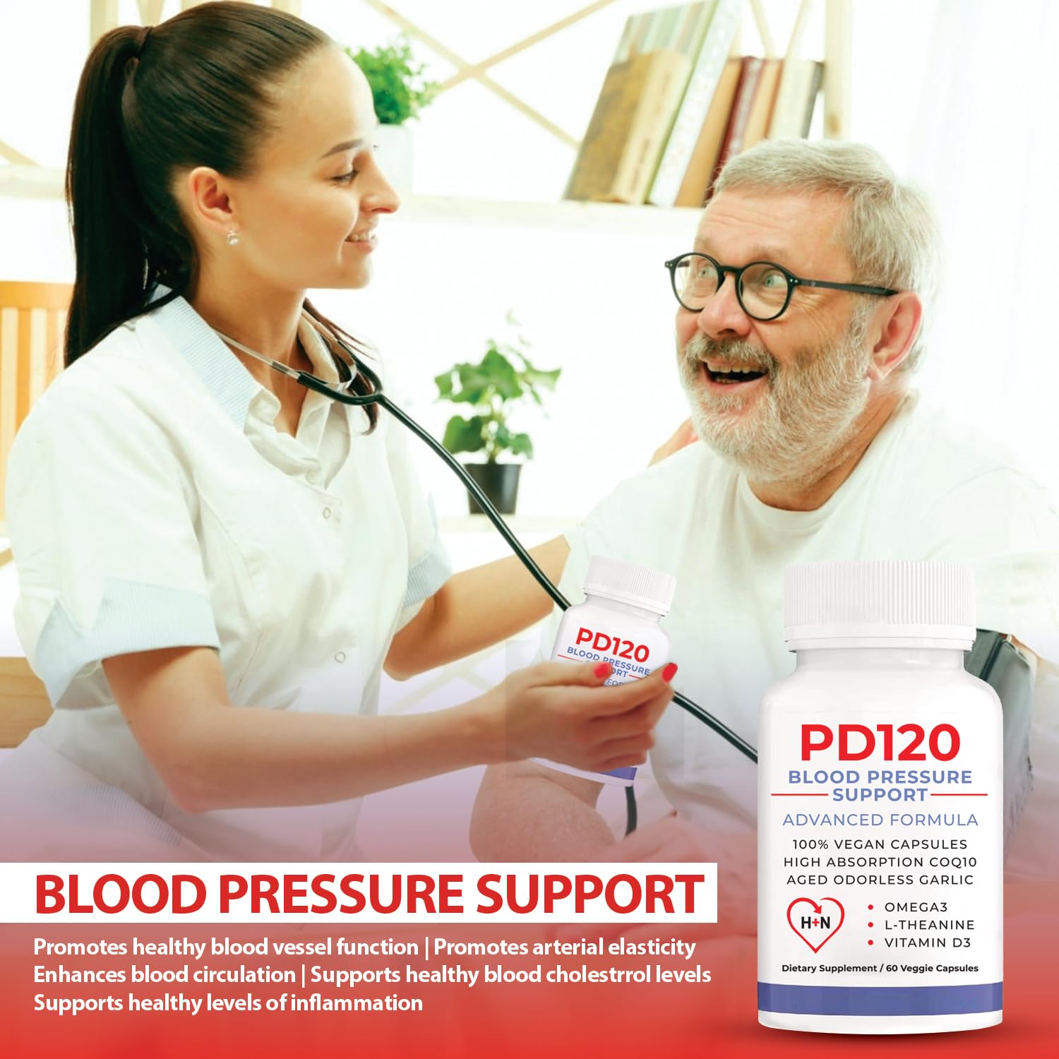 PD120 hawthorn berry capsules for heart-friendly lifestyle support