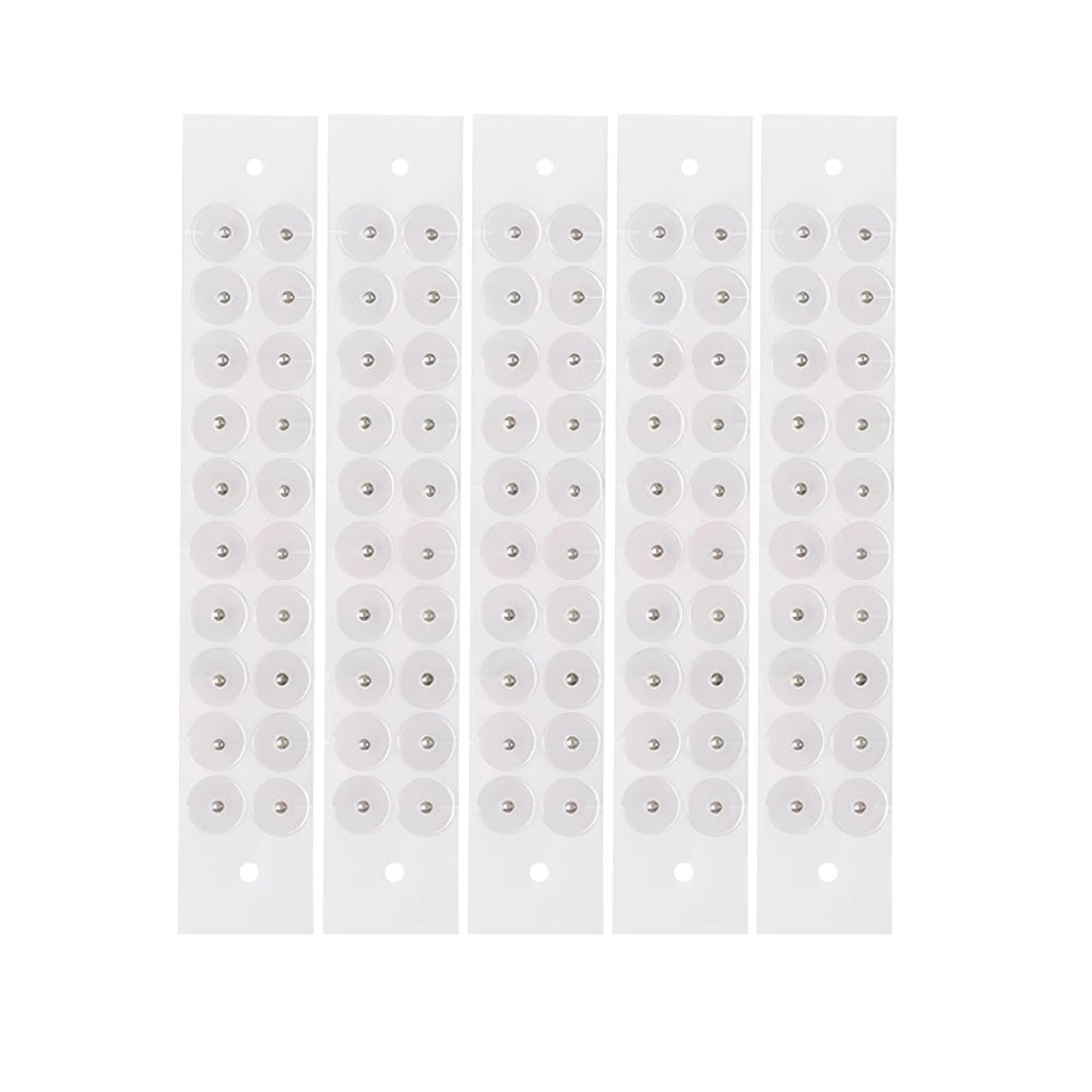 Pddolw ear seeds kit close-up of silver beads for convenient relaxation