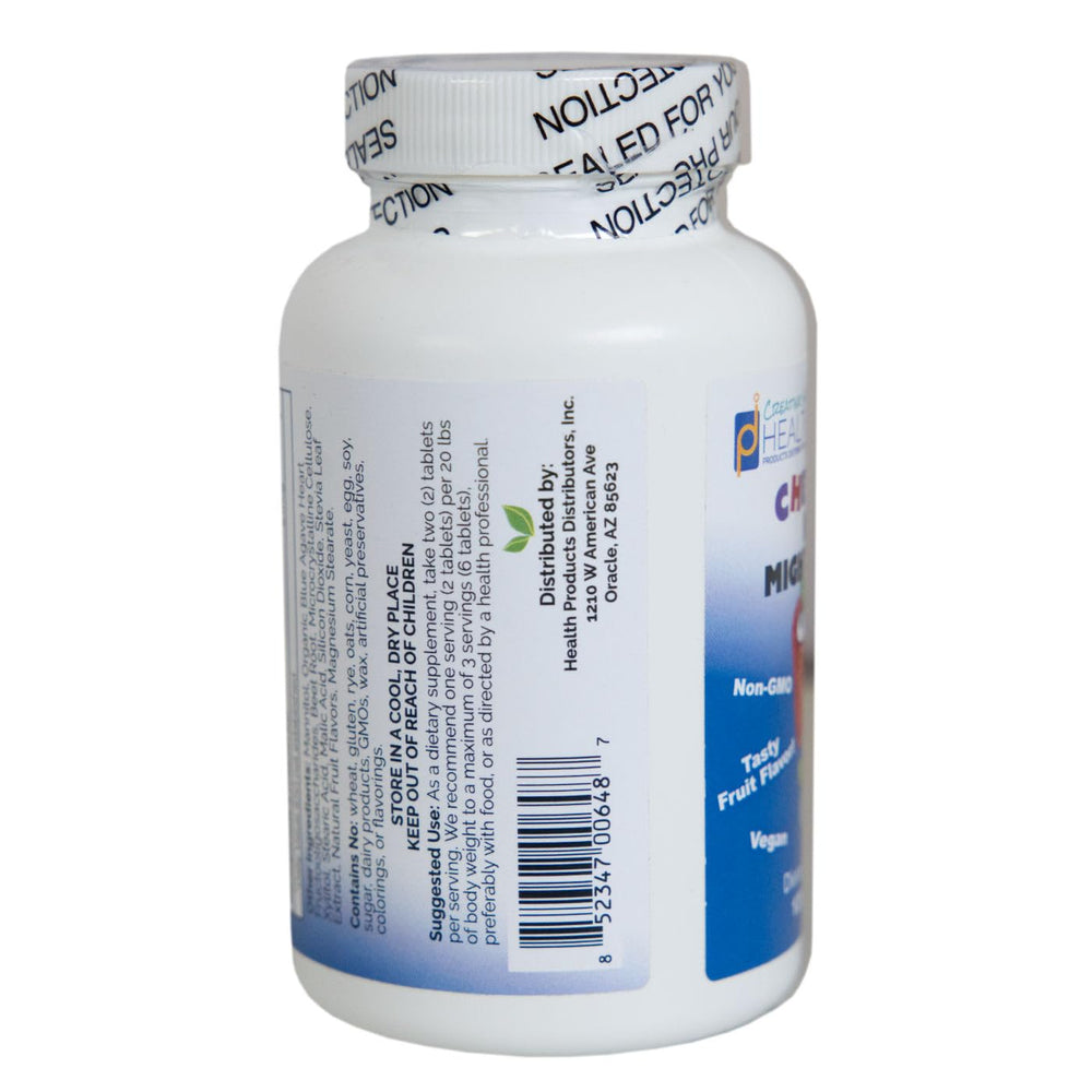 PDI Health Kids Mighty-Multi sugar-free formula uses xylitol and stevia for sweetness.