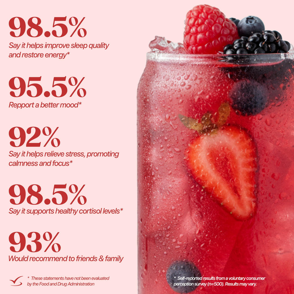 PEACEBLEND Supercalm label shows vegan and non-GMO credentials.