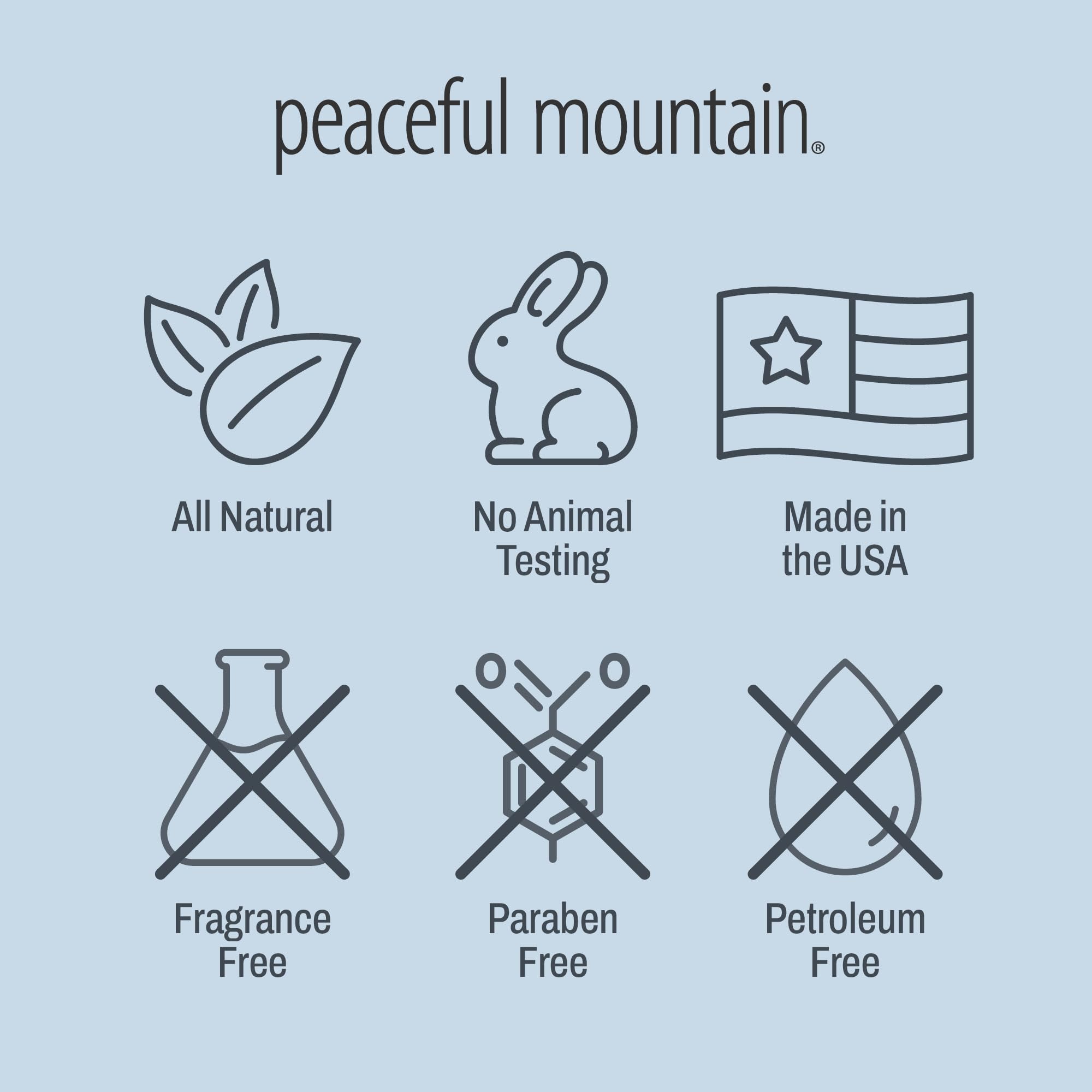 Peaceful Mountain daily routine image suggests easy integration.