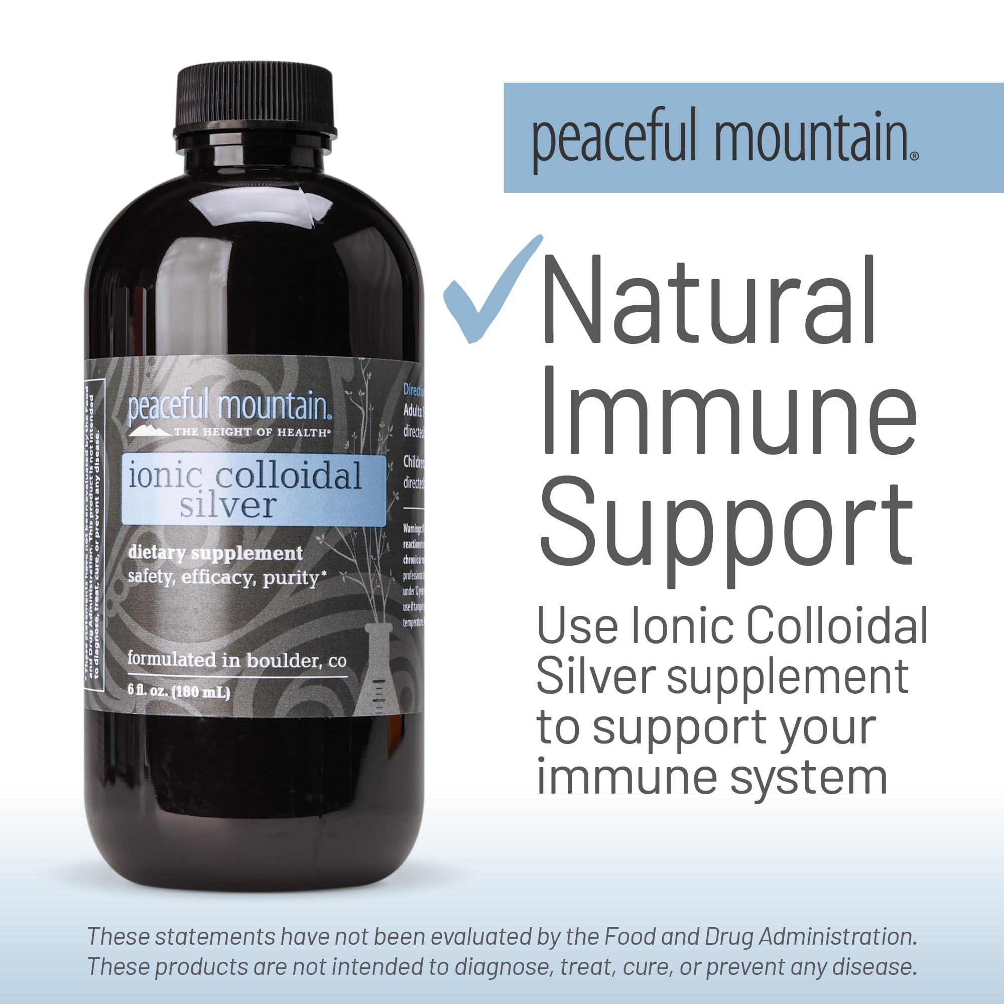 Peaceful Mountain boxed supplement showcases high quality packaging.
