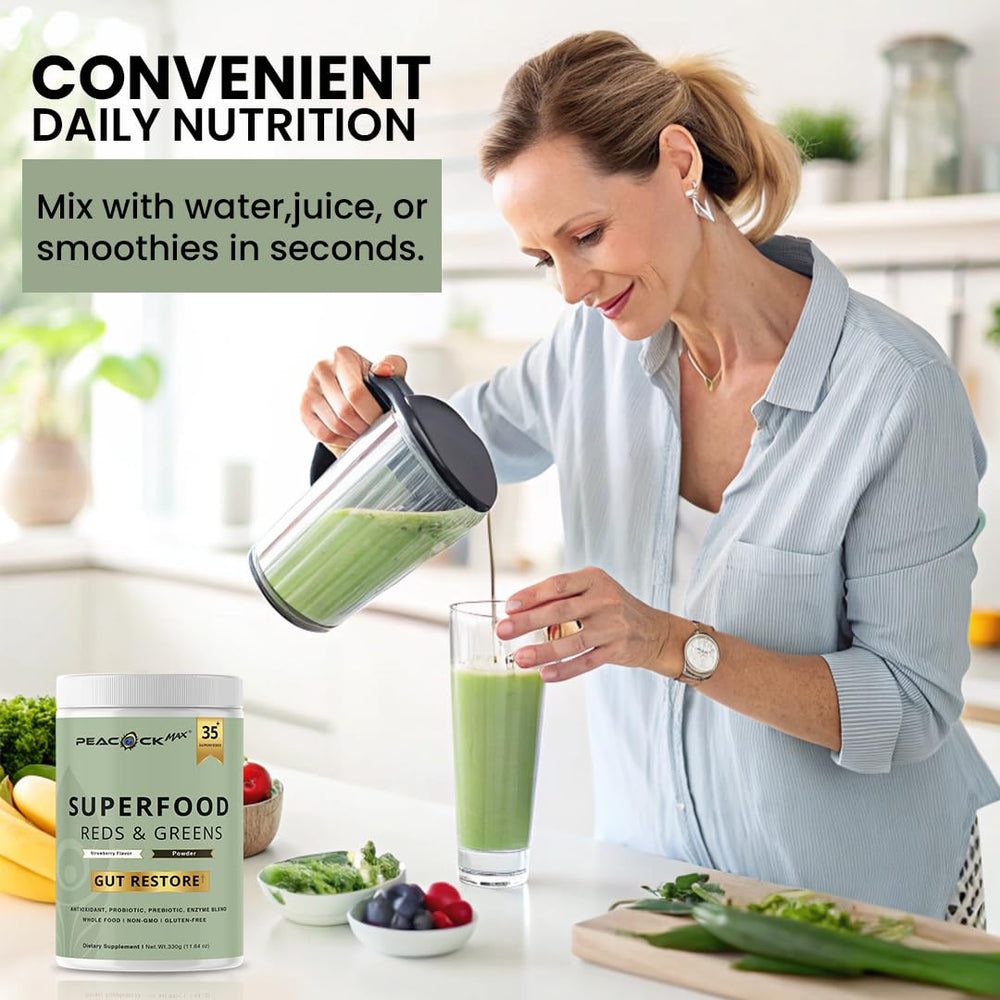 Peacock Max 30-serving tub on kitchen counter for convenient daily routine.