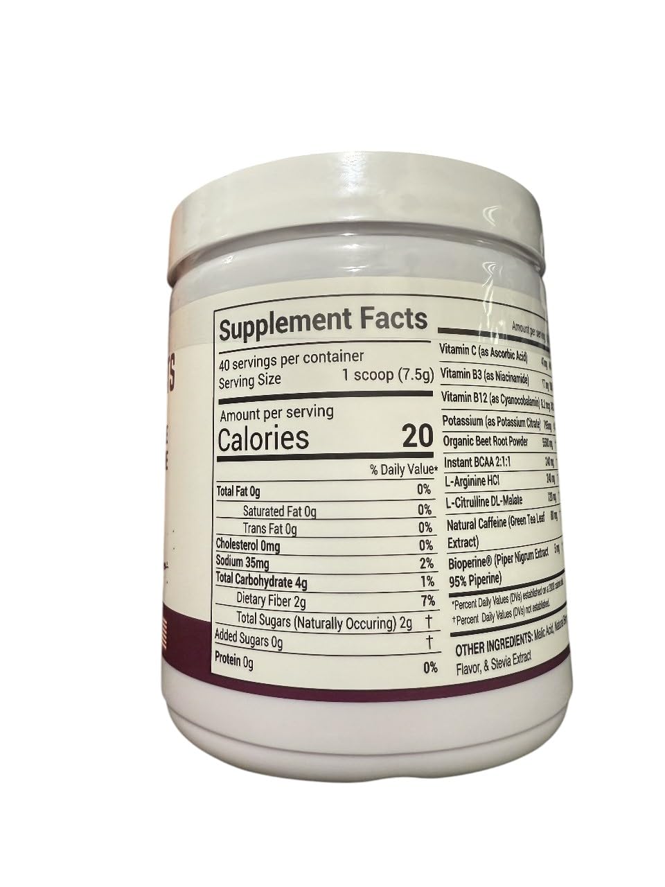 Berry flavor infusion enhances taste without artificial sweeteners.