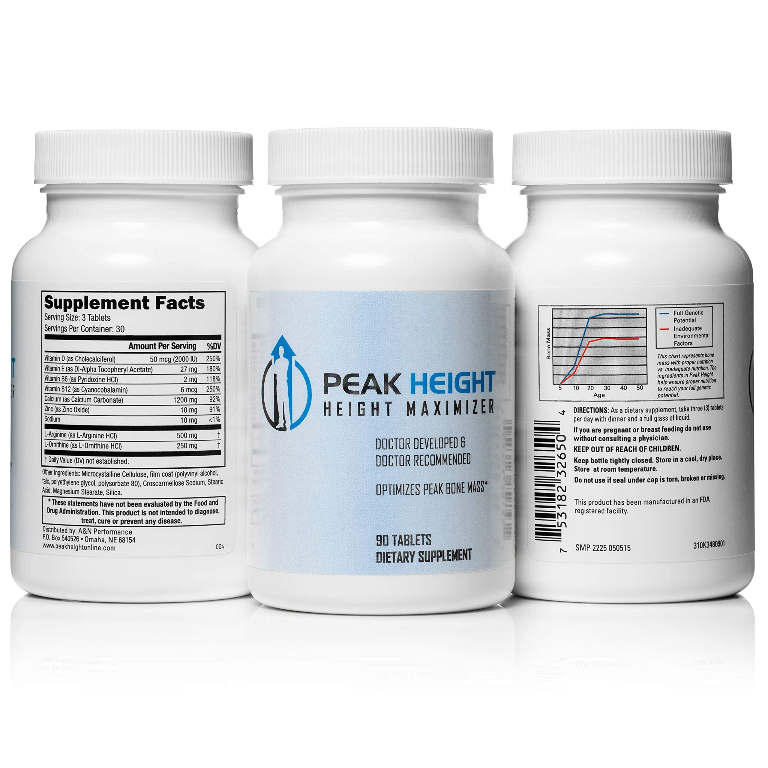 Daily-use scene of Peak Height Growth Supplement suggesting routine-friendly support