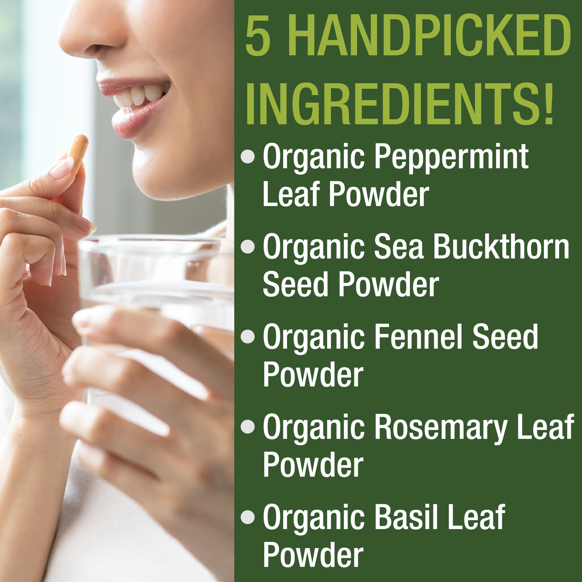 Peak Performance packaging shows USDA Organic and vegan certification for a clean-label choice.