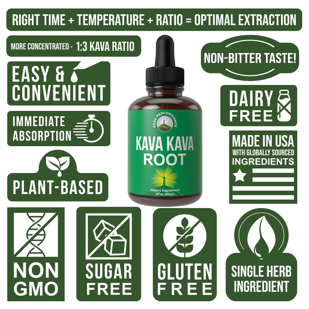 Relaxed living space scene with a ready-to-use Peak Performance Kava Drops