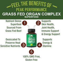 Peak Performance organ complex liver capsules for daily support.