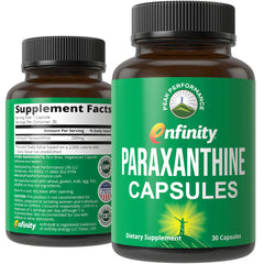 Peak Performance Paraxanthine bottle pour shows clean energy for focus