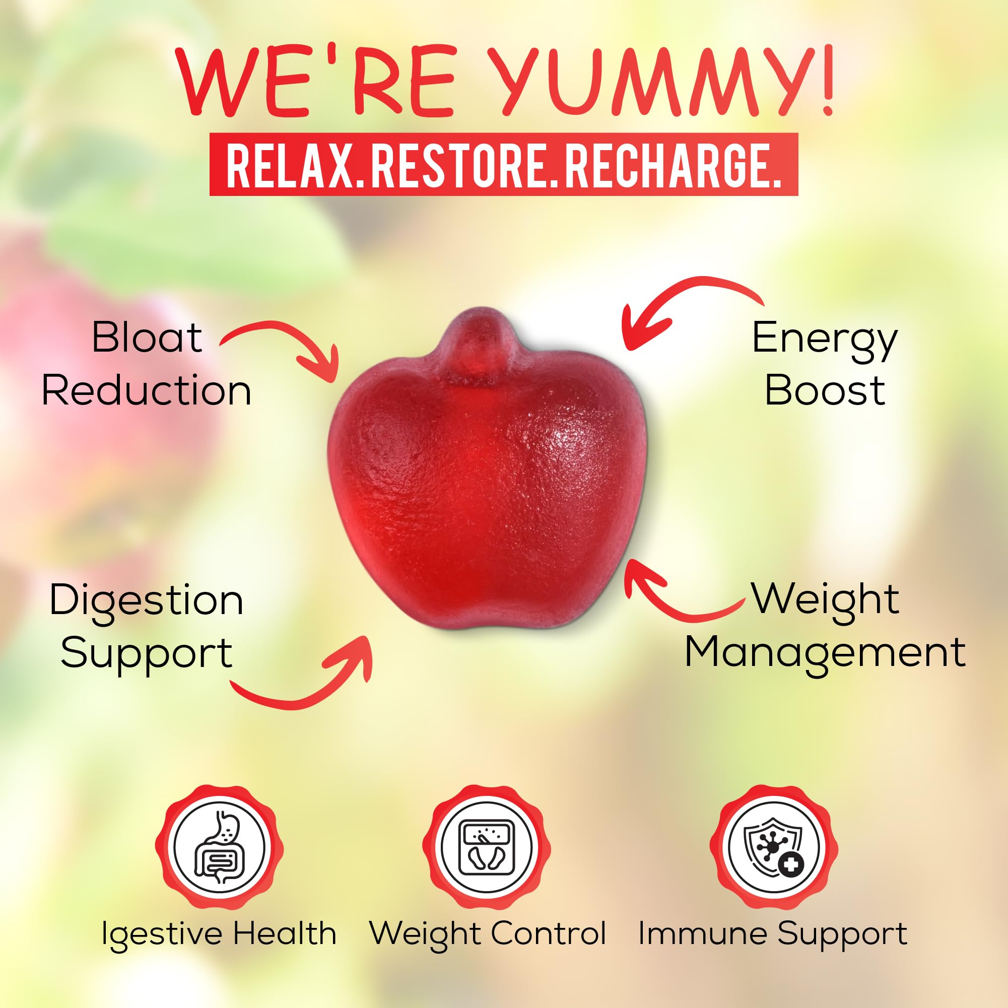 Peakhealth gummies included in a morning wellness routine setup.