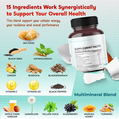 PeakPury ashwagandha capsules for stress resilience and energy balance