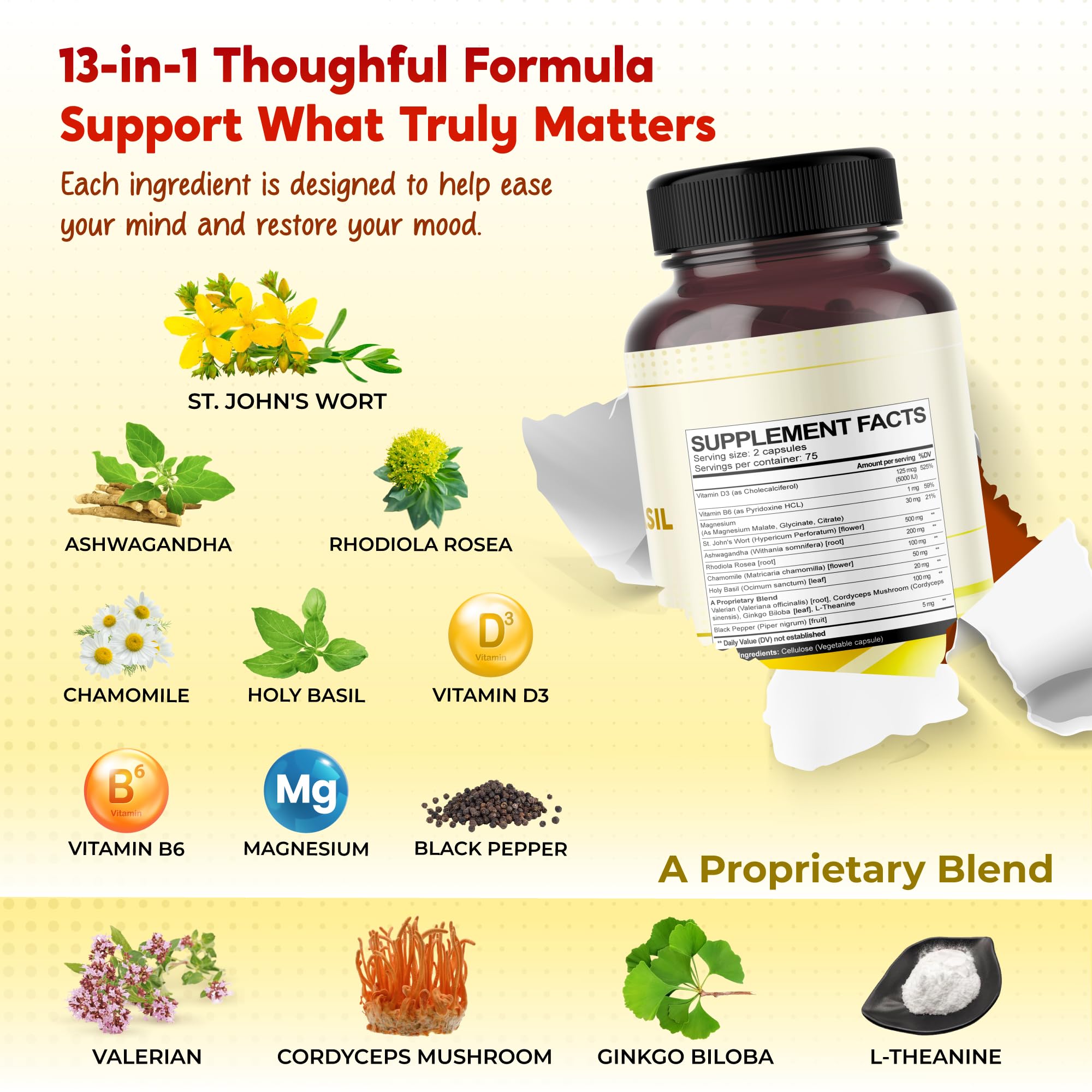 Peakpury bottle pour captured mid-action for easy daily dosing