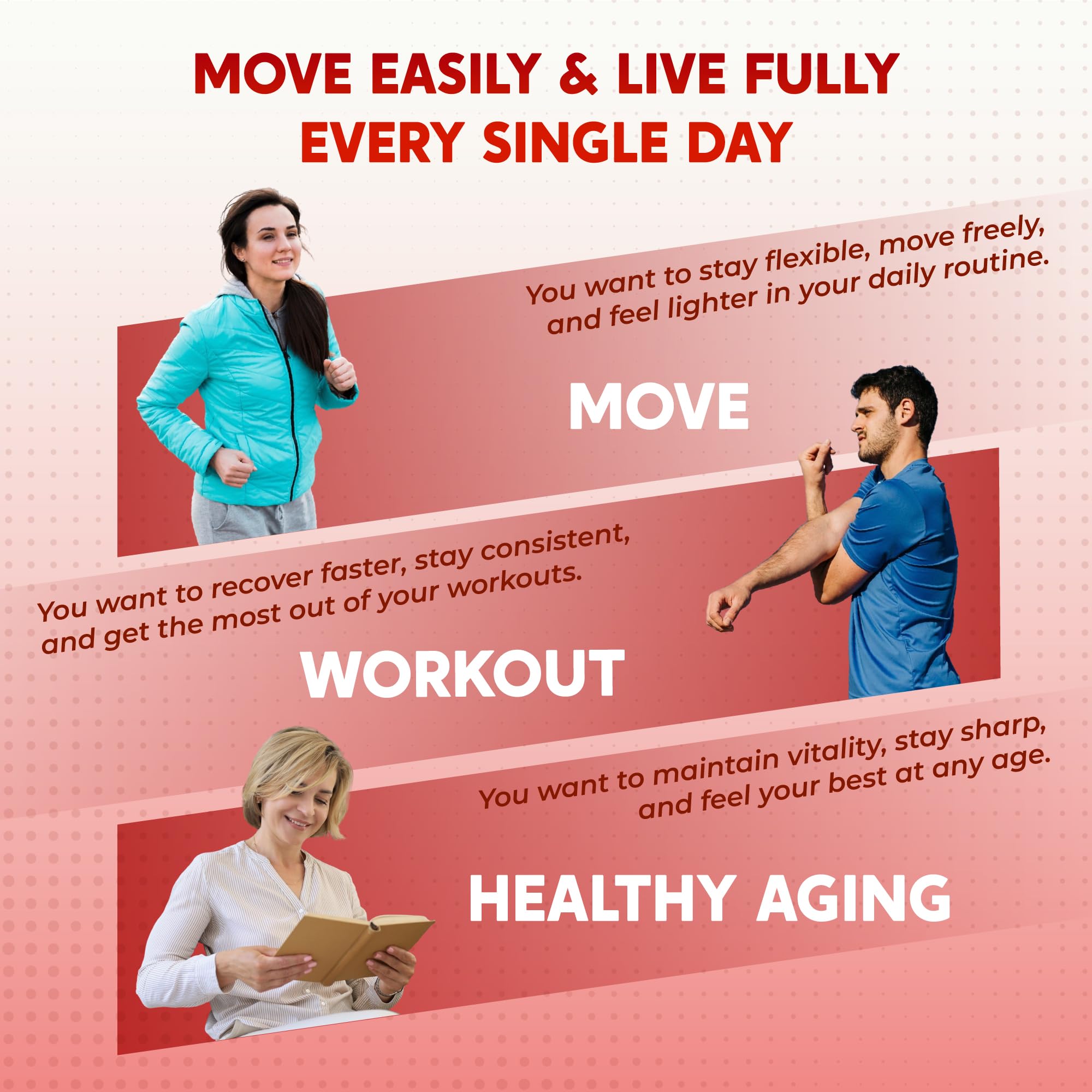 PeakPury capsules in hand ready for daily joint-support routine