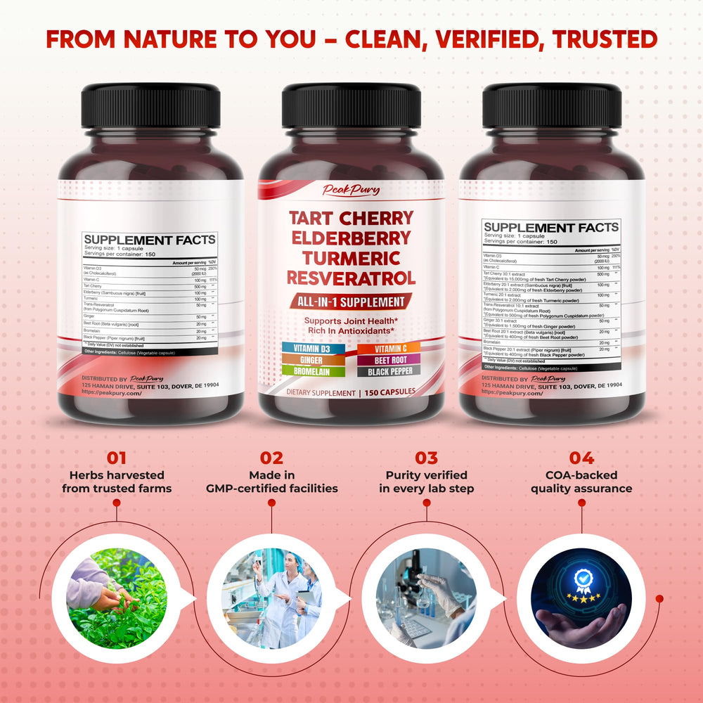 Pouring PeakPury capsules into a daily routine for easy use