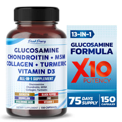 PeakPury Glucosamine bottle front for joint health support