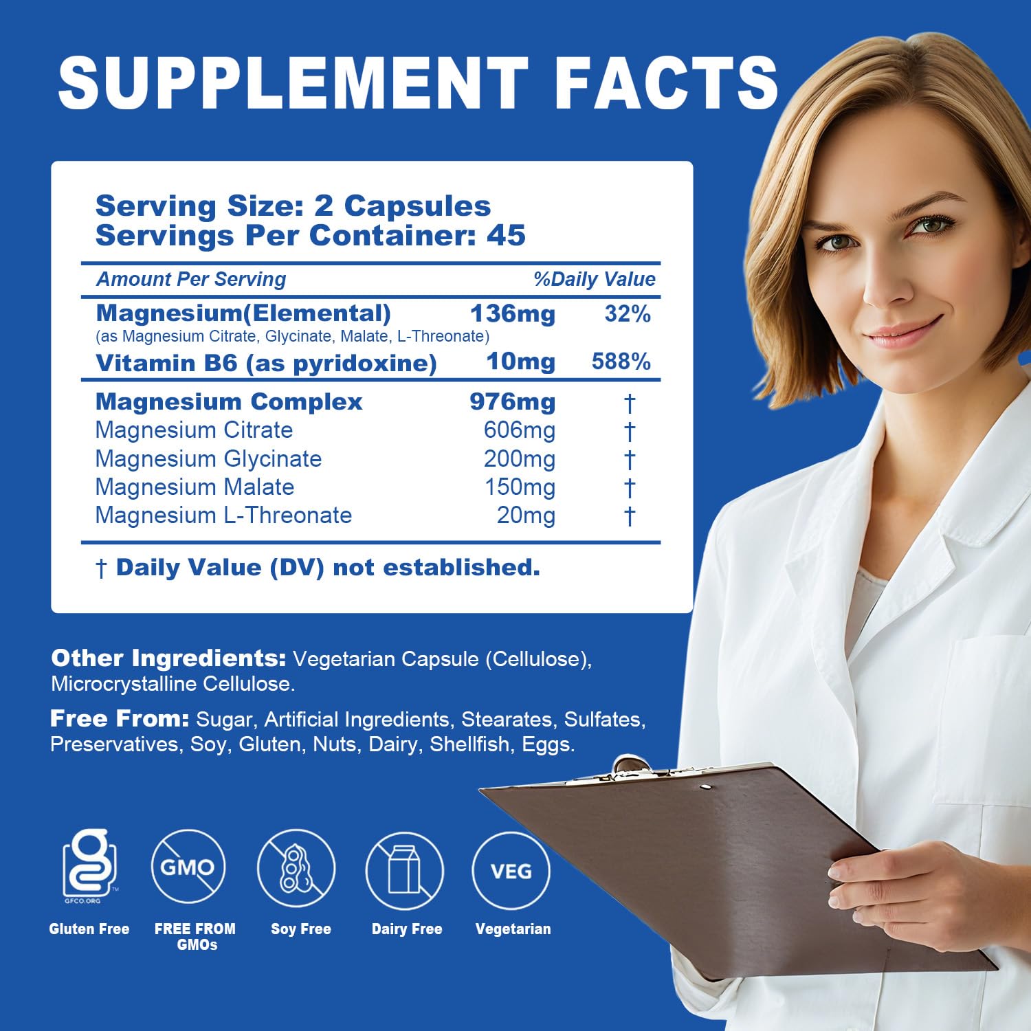 PeakVigor recommended daily dose of two capsules with meals.