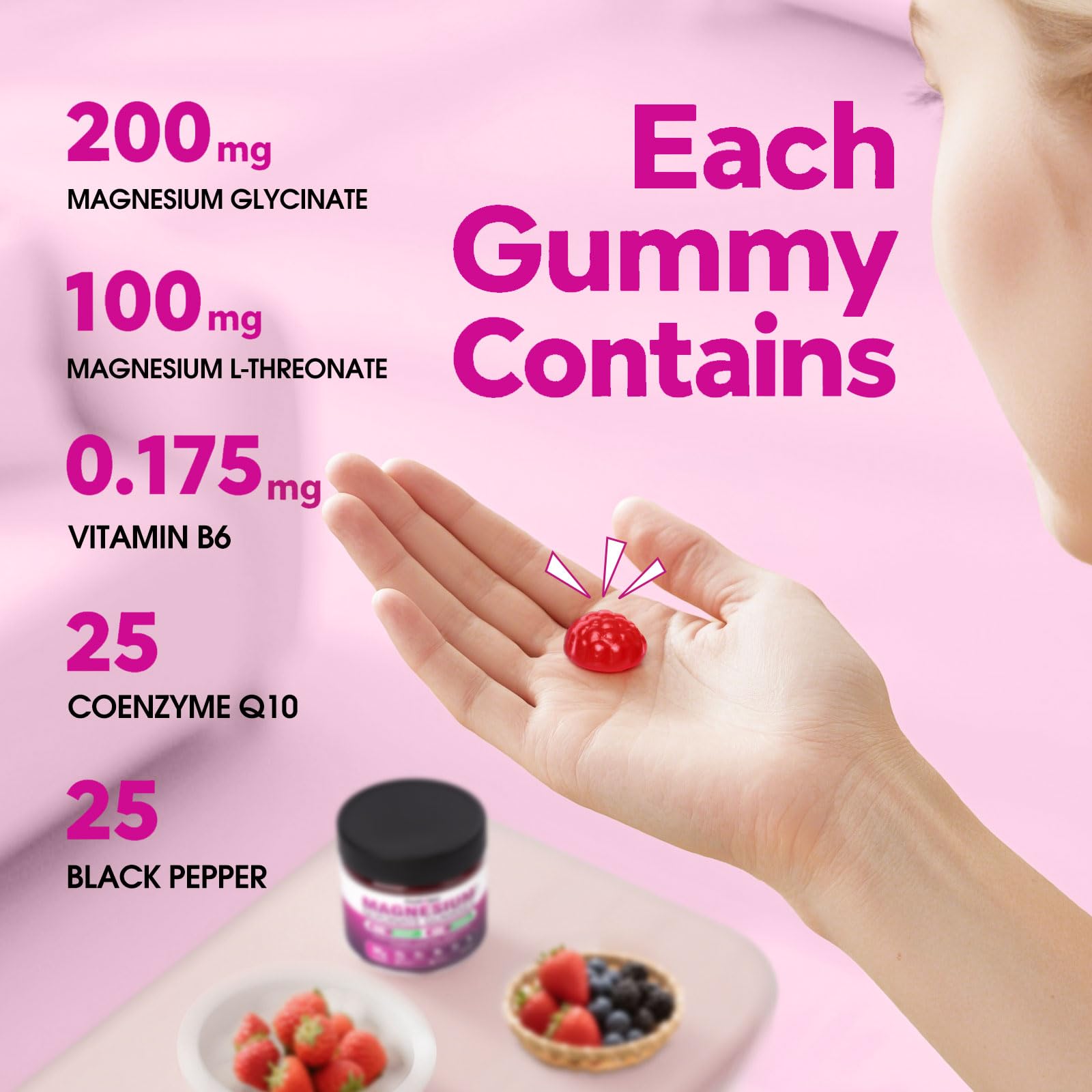 PeakVigor gummies ready-to-use daily routine, easy to chew