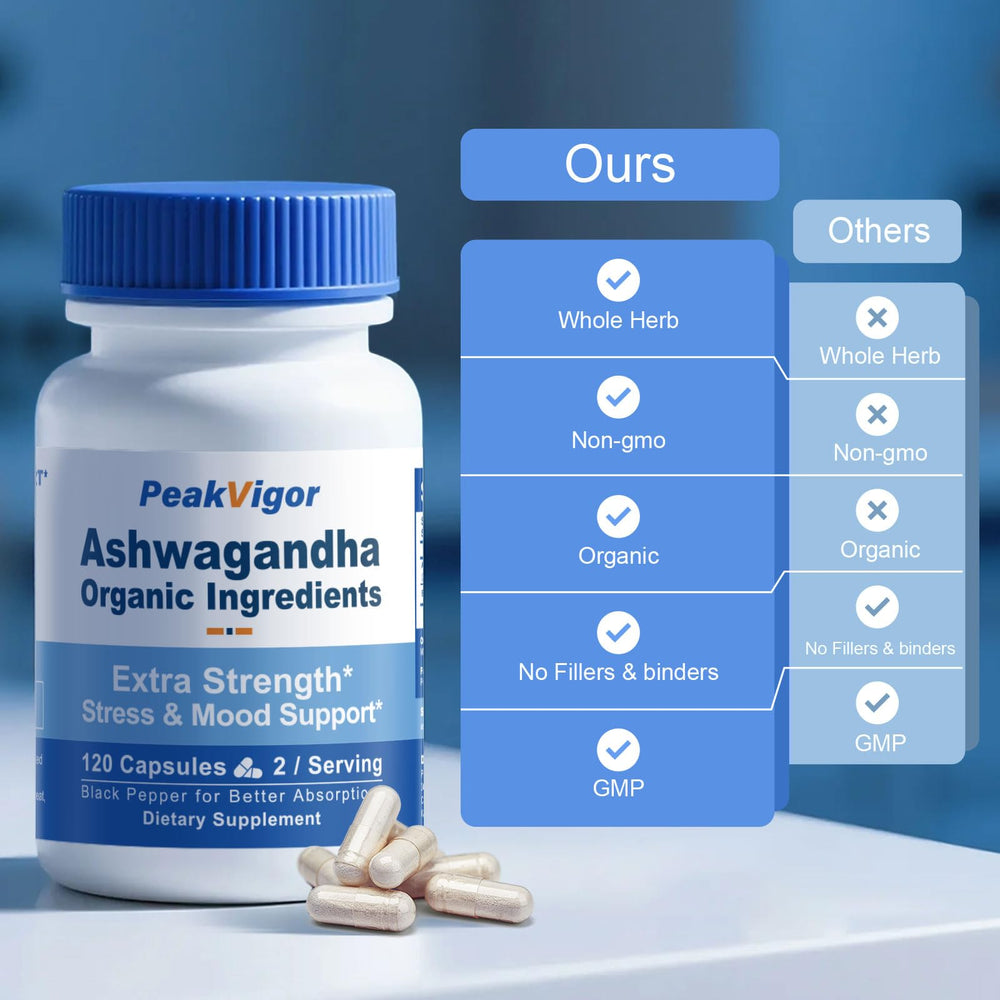PeakVigor quality control label indicates third party testing