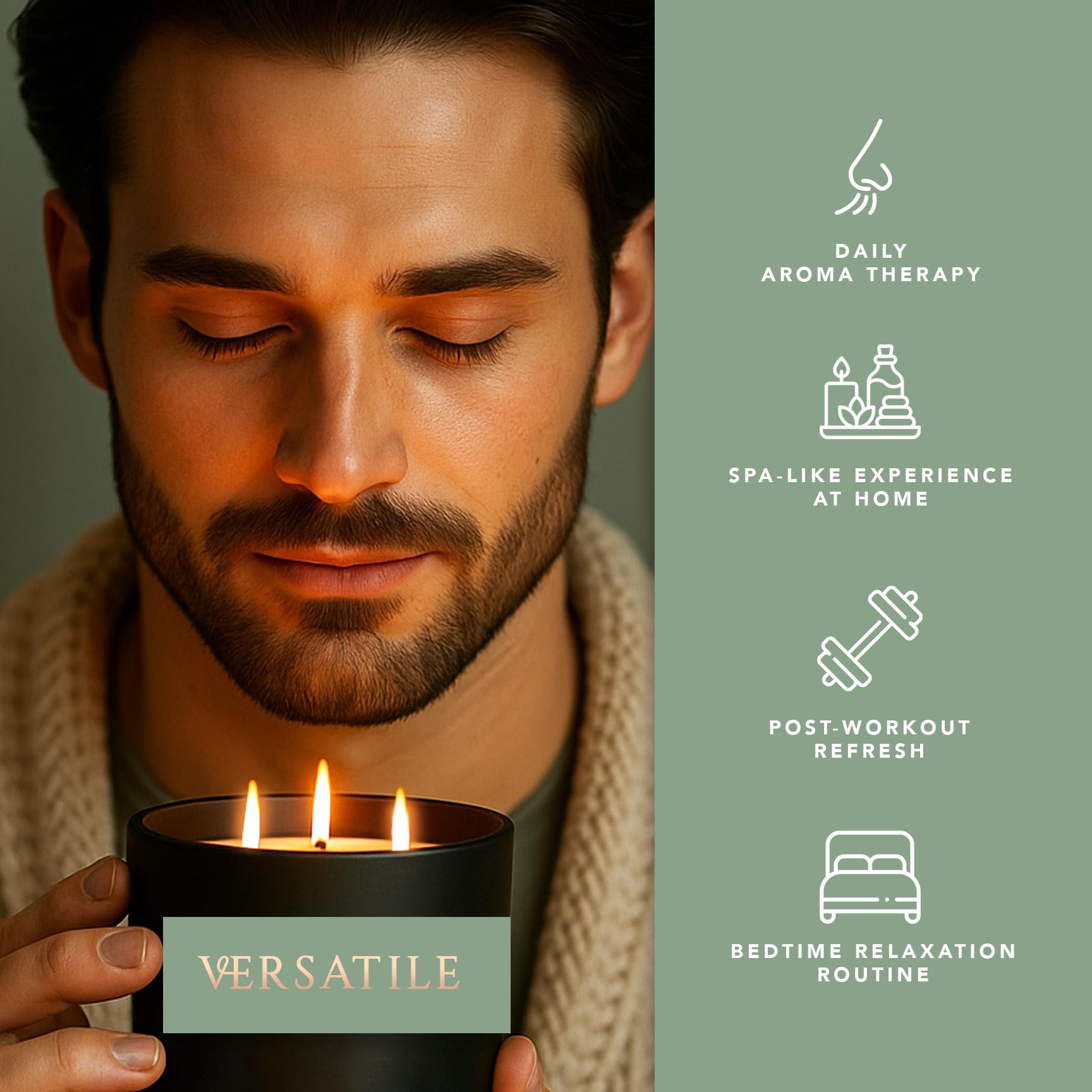 Pecksniff's Black Tall Bamboo Vetiver candle with silicone dust cover preserves scent