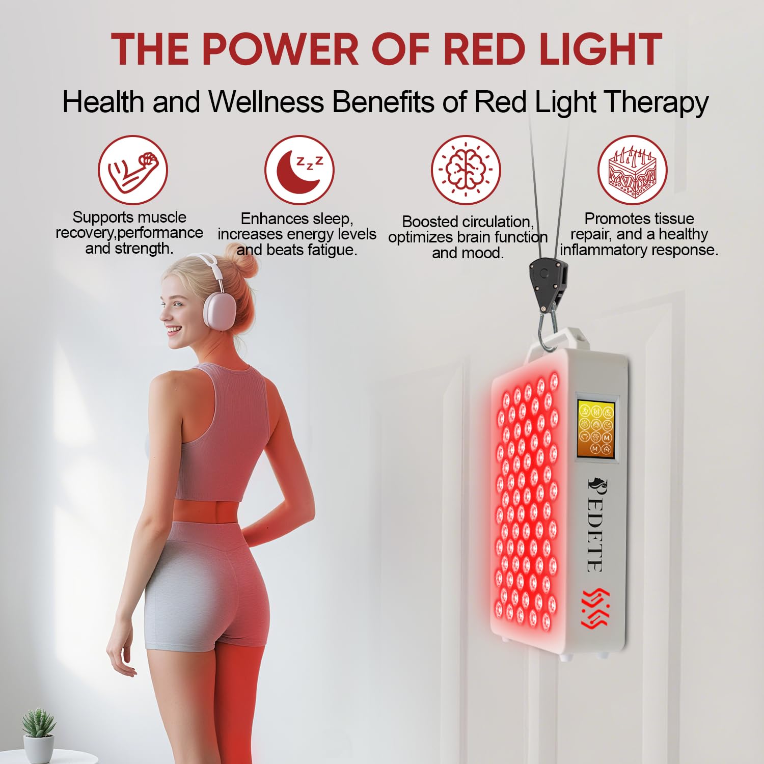 Pedete 70 dual-chip LEDs delivering balanced red and near-infrared output.
