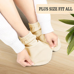 Pedobi wrap helps care for dry, cracked feet with moisture protection