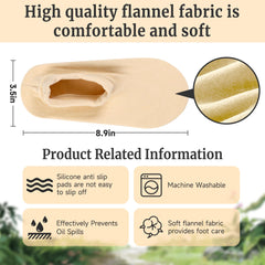 Pedobi castor oil pack wrap fabric close-up, premium velvet fabric.